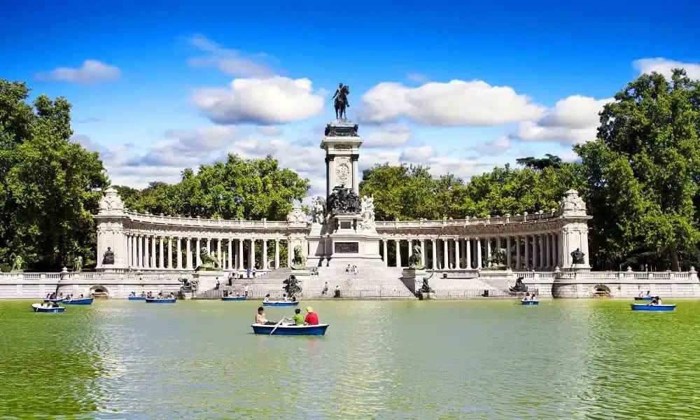 things to do in madrid with kids - Things to Do in Madrid with Kids Pond at Parque del Retiro in Madrid, Spain