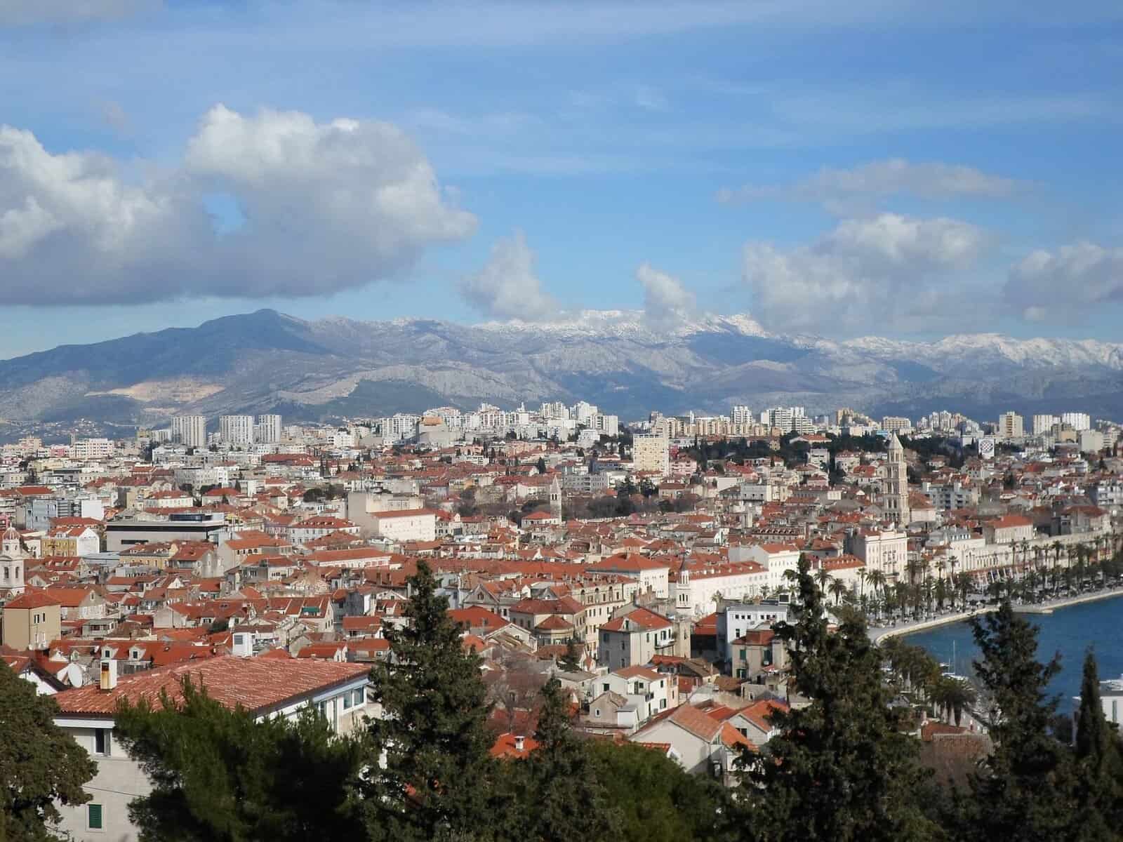 - Stay Connected in Croatia: Why SimLocal's eSIM is the Smart Traveler's Choice Panorama view over Split, Croatia.