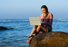 traveling and working remotely