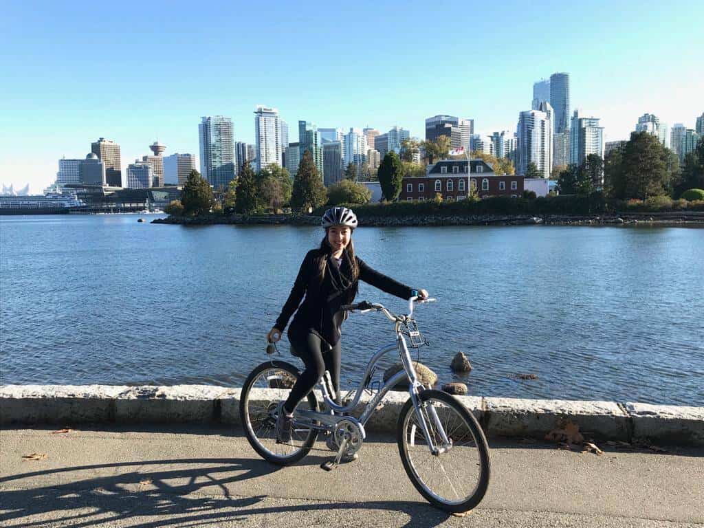 things to do in vancouver on a rainy day - Things to Do in Vancouver on a Rainy Day Biking through Stanley Park in Vancouver on a rainy day