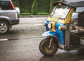 Tuk Tuk in Bangkok, Thailand.