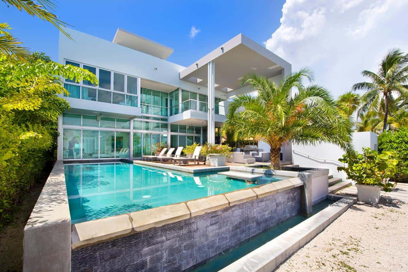 Glacé Villa in Miami, Florida, USA.