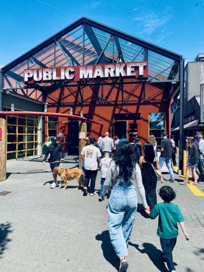 Granville Island Public Market in Vancouver, Canada