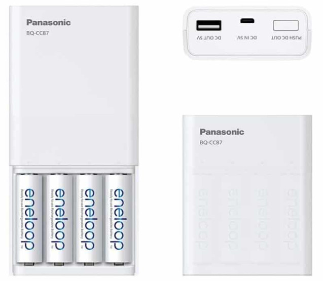 BQ-CC87 charger and eneloop batteries