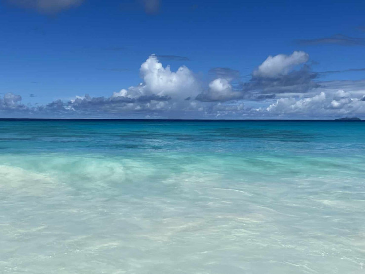 Turquoise as far as the eye can see - Seychelles.
