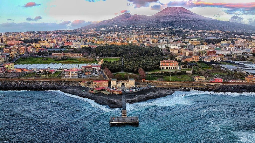 Vesuv in Naples, Italy