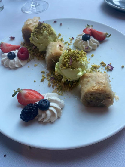 Baclava at Hydra Estiatorio & Wine Bar in Vancouver, Canada