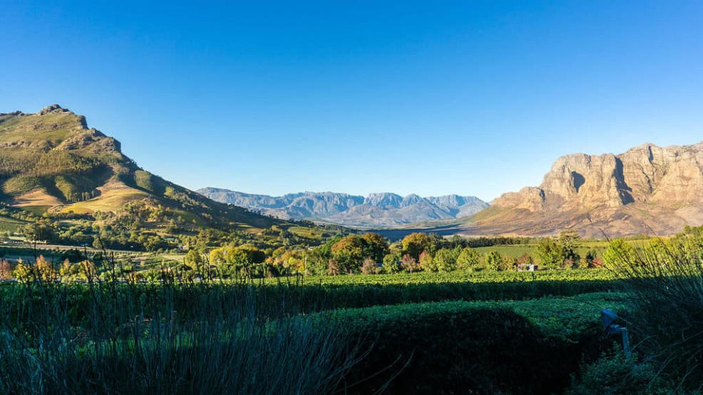 Stellenbosch close to Cape Town, South Africa