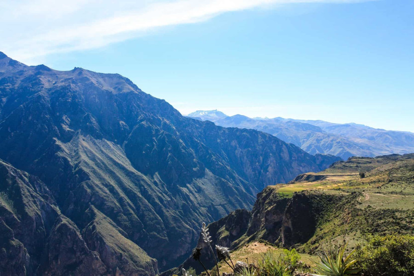 The Colca canyon close to Arequipa, Peru.