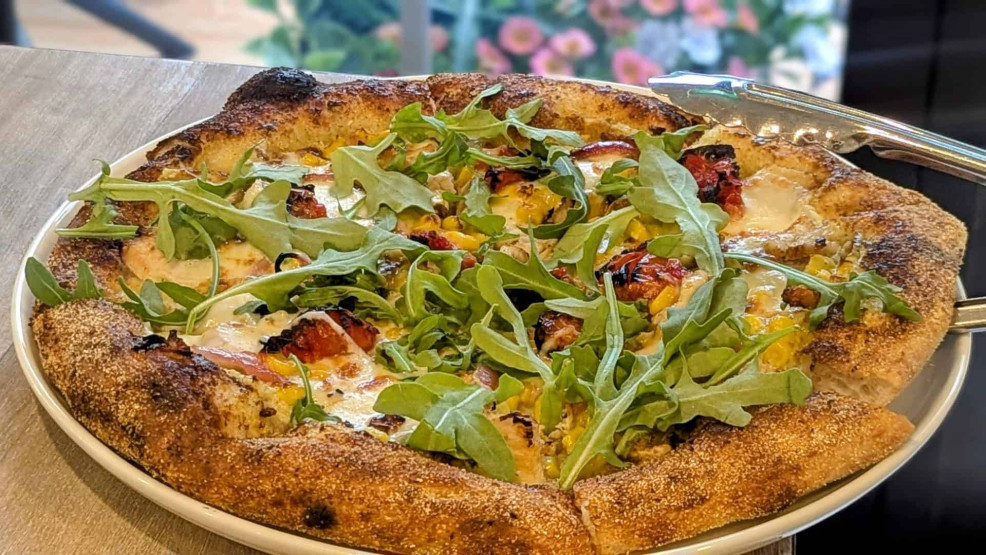 Pizza at Maqahamok - Pub wolastoqey, Quebec, Canada.