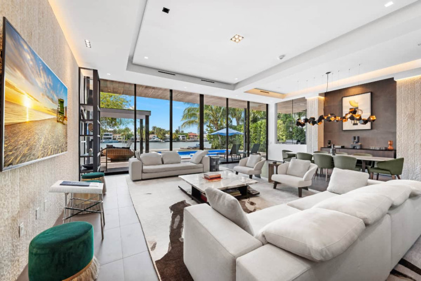 Insde of the Regina Villa in Miami, Florida, USA.